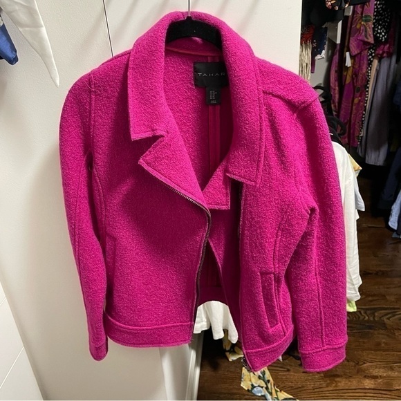 BARBIE core pink Tahari wool blazer - Picture 3 of 8